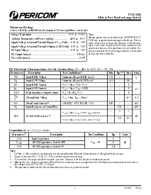 浏览型号PI5C3383Q的Datasheet PDF文件第2页