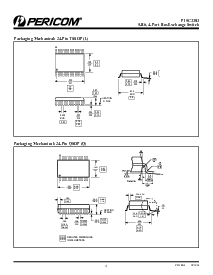 浏览型号PI5C3383QE的Datasheet PDF文件第4页