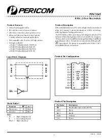 浏览型号PI5C3245S的Datasheet PDF文件第1页