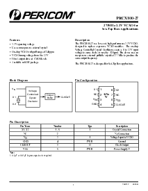 浏览型号PI6CX100-27的Datasheet PDF文件第1页