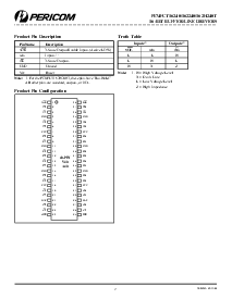 浏览型号PI74FCT16240T的Datasheet PDF文件第2页