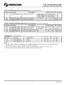 浏览型号PI74FCT16240T的Datasheet PDF文件第4页
