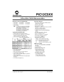 浏览型号PIC12C508A的Datasheet PDF文件第1页