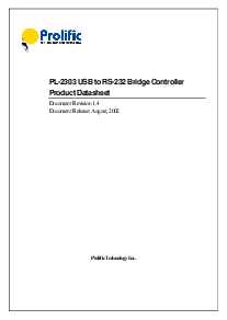 浏览型号PL-2303的Datasheet PDF文件第1页