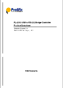浏览型号PL2303的Datasheet PDF文件第1页