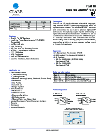 浏览型号PLA110的Datasheet PDF文件第1页
