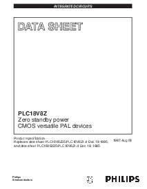 浏览型号PLC18V8Z35N的Datasheet PDF文件第1页