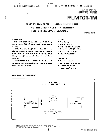 浏览型号PLR101的Datasheet PDF文件第1页