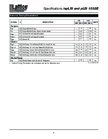 浏览型号pLSI1032E-125LJ的Datasheet PDF文件第9页