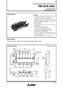 浏览型号PM100RLA060的Datasheet PDF文件第1页