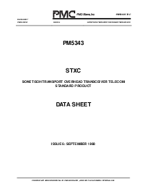 浏览型号PM5343-RI的Datasheet PDF文件第1页