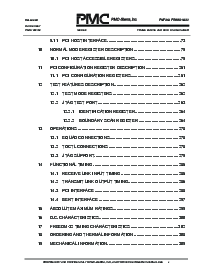 浏览型号PM7364-BI的Datasheet PDF文件第5页