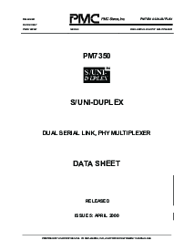 浏览型号PM7350-PI的Datasheet PDF文件第1页