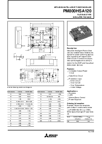 浏览型号PM800HSA060的Datasheet PDF文件第1页