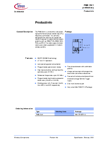 浏览型号PMB2341的Datasheet PDF文件第3页