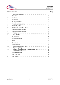 浏览型号PMB2110的Datasheet PDF文件第6页