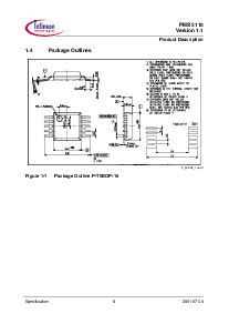 浏览型号PMB2110的Datasheet PDF文件第8页