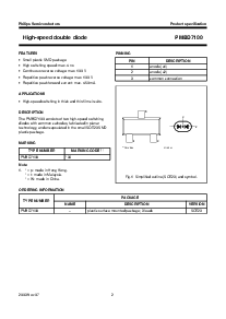 浏览型号PMBD7100的Datasheet PDF文件第2页