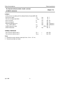 浏览型号PMBF170的Datasheet PDF文件第3页