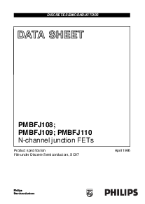 浏览型号PMBFJ108的Datasheet PDF文件第1页