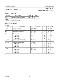 浏览型号PMBFJ110的Datasheet PDF文件第3页