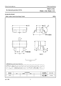 浏览型号PMBFJ109的Datasheet PDF文件第5页