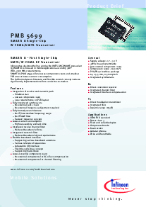 浏览型号PMB5699的Datasheet PDF文件第1页