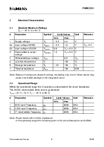 浏览型号PMB2331的Datasheet PDF文件第8页