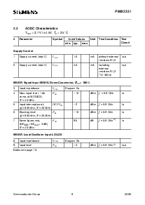 浏览型号PMB2331的Datasheet PDF文件第9页