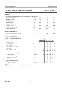 浏览型号PMBFJ177的Datasheet PDF文件第3页