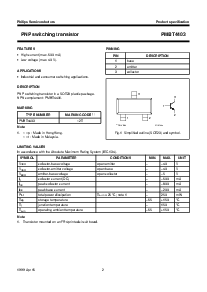 浏览型号PMBT4403的Datasheet PDF文件第2页