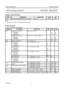 浏览型号PMBT2907A的Datasheet PDF文件第3页