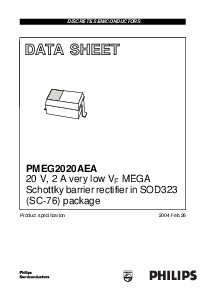 浏览型号PMEG2020AEA的Datasheet PDF文件第1页