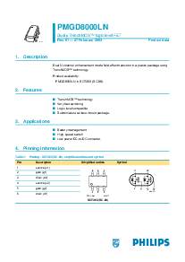 浏览型号PMGD8000LN的Datasheet PDF文件第1页