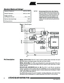 浏览型号AT24C16A-10PQ-2.7的Datasheet PDF文件第2页