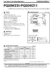 浏览型号PQ20WZ11的Datasheet PDF文件第1页