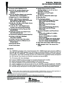 浏览型号TMS320BC51PQ80的Datasheet PDF文件第1页