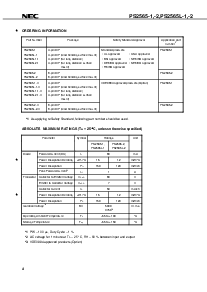浏览型号PS2565-1的Datasheet PDF文件第4页
