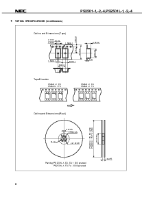 浏览型号PS2501-4的Datasheet PDF文件第8页