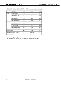 浏览型号PS2501A-1的Datasheet PDF文件第4页