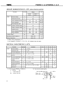 浏览型号PS2502-4的Datasheet PDF文件第4页