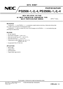 浏览型号PS2506L-1的Datasheet PDF文件第1页