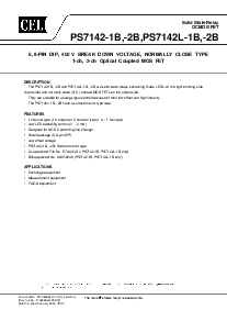 浏览型号PS7142-2B的Datasheet PDF文件第1页