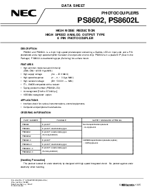 浏览型号PS8602L的Datasheet PDF文件第1页
