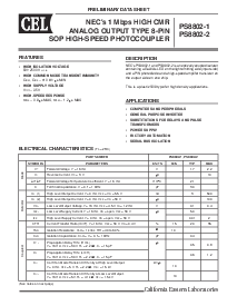 浏览型号PS8802-2的Datasheet PDF文件第1页