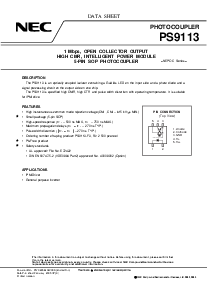 浏览型号PS9113-F3的Datasheet PDF文件第1页