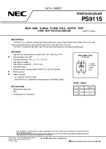 浏览型号PS9115-F3的Datasheet PDF文件第1页