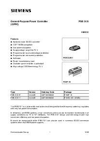 浏览型号PSB2121的Datasheet PDF文件第1页