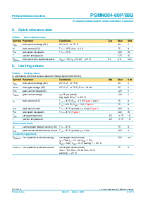 浏览型号PSMN004-60B的Datasheet PDF文件第2页