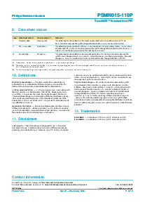 浏览型号PSMN015-110P的Datasheet PDF文件第11页
